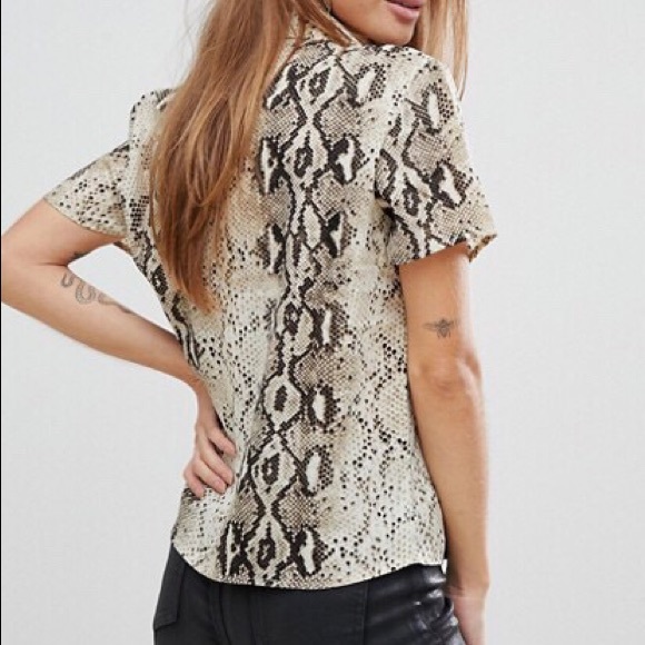 Boohoo snake print top - Picture 2 of 4
